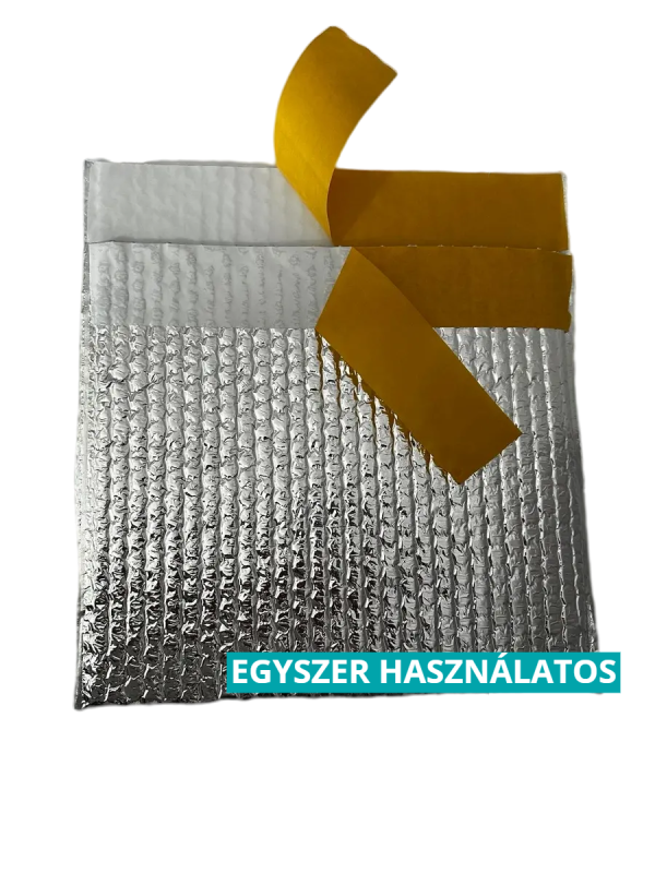 kis buborékos egyszer használatos ragasztószalagos thermo tasak