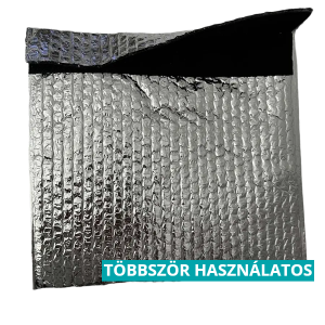 kis buborékos többször használatos tépőzáras thermo tasak