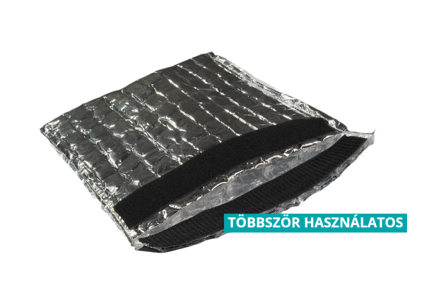 nagy buborékos többször használatos tépőzáras thermo tasak