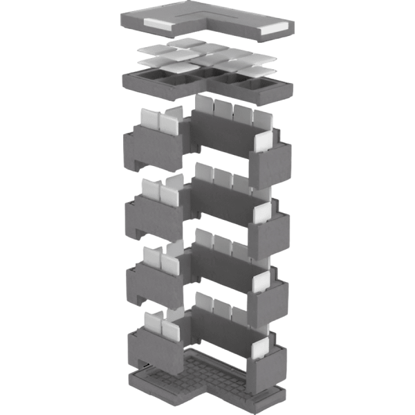 Euro Pallet Shipper 590 hűtődoboz