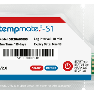Tempmate.®-S1V2 +2+8°C Data Logger